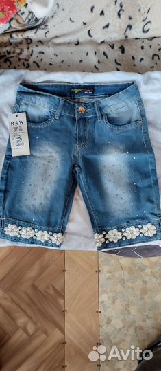 Шорты джинсовые