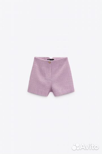 Твидовые шорты zara в наличии