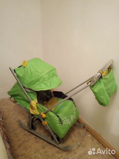 Детские санки с колесами