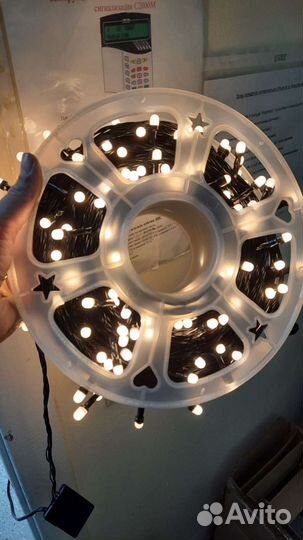 Гирлянда уличная нить 40м (катушка)