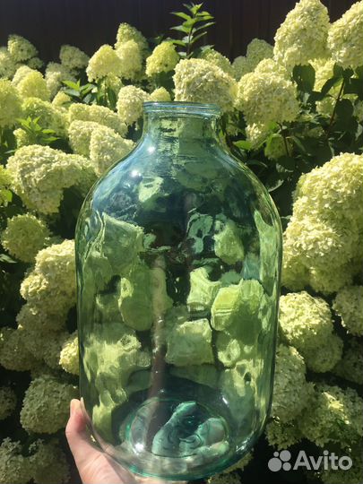 Стеклянная бутыль 10 литров