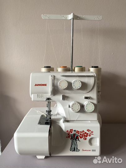 Оверлок janome samurai 888