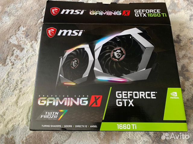 Msi gtx 1660 ti gaming x