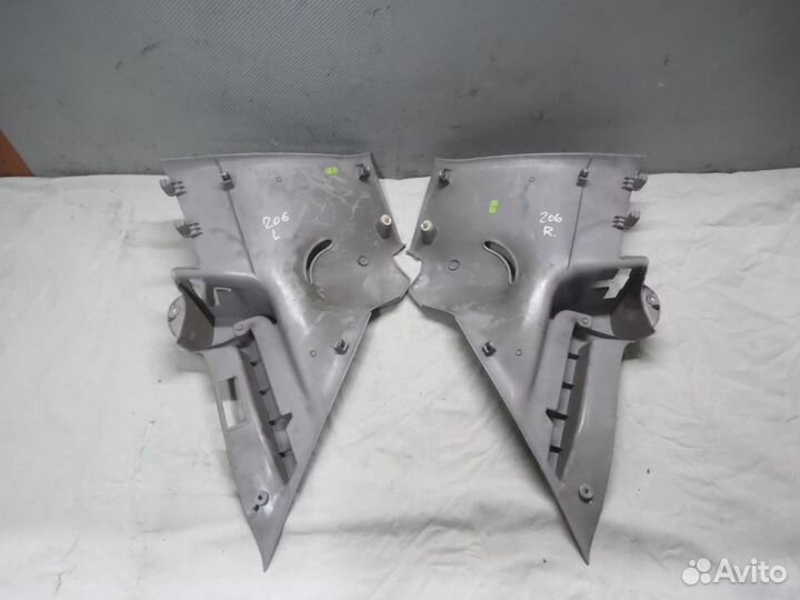 Обшивки накладки стоек пежо 206