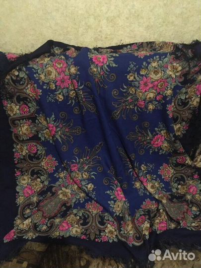 Платок шаль Павлопосадский