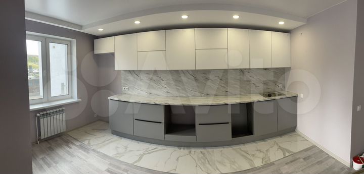 2-к. квартира, 75,7 м², 1/25 эт.