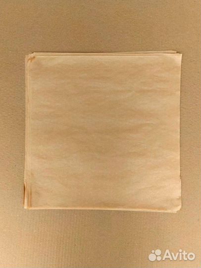 Оберточная бумага крафт для фаст фуда, 400х400 мм