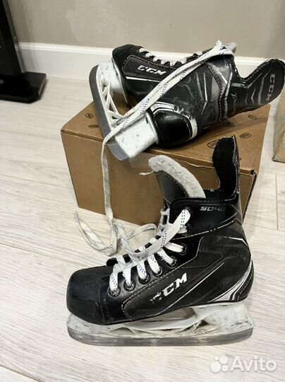 Коньки хоккейные ссм 32 размер