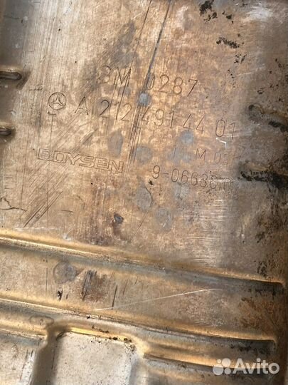 Выхлоп mercedes e w212 2014 год