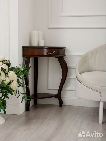 Консоль Угловая Элегант орех арт23985