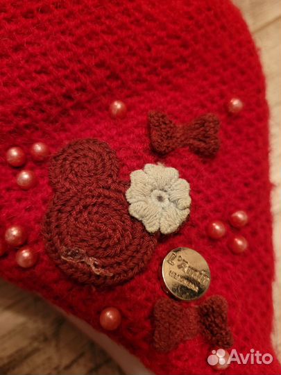 Комплект шапка и шарф для девочки