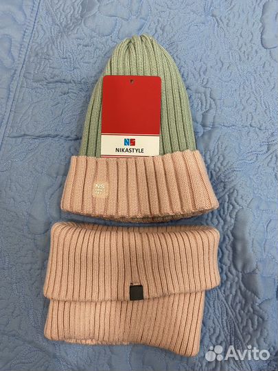 Шапка и снуд для девочки