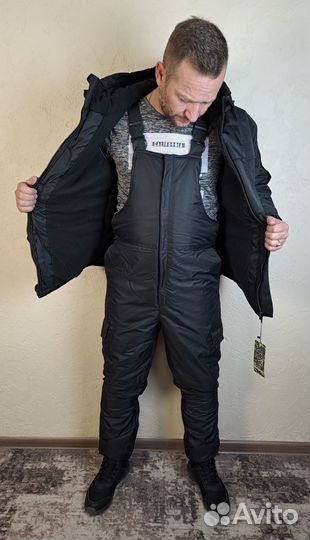 Зимний костюм горка 135 черный