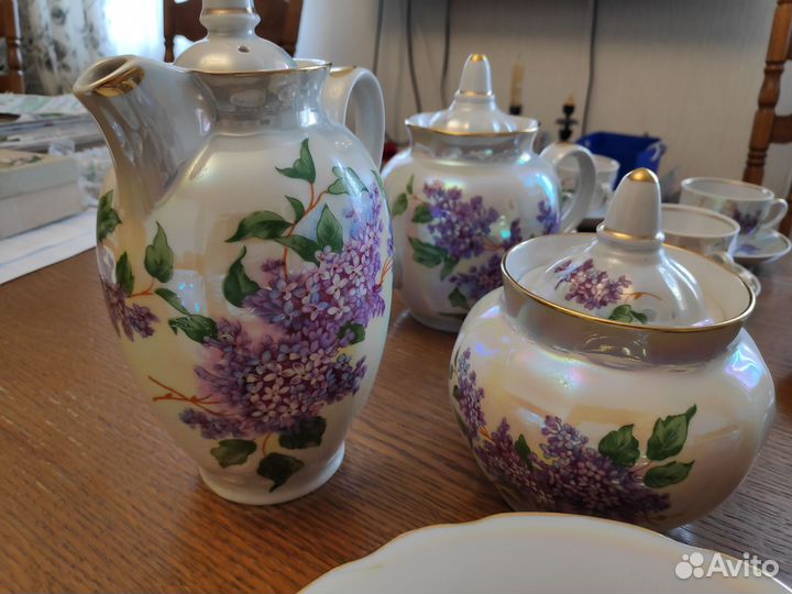 Сервиз Дулево Сирень 34 предмета