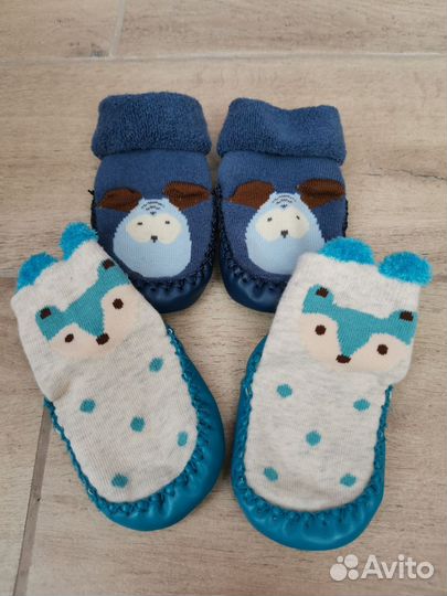 Носки тапочки 6-12 месяцев