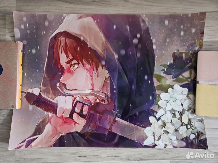 Плакат Атака титанов Эрен Йегер