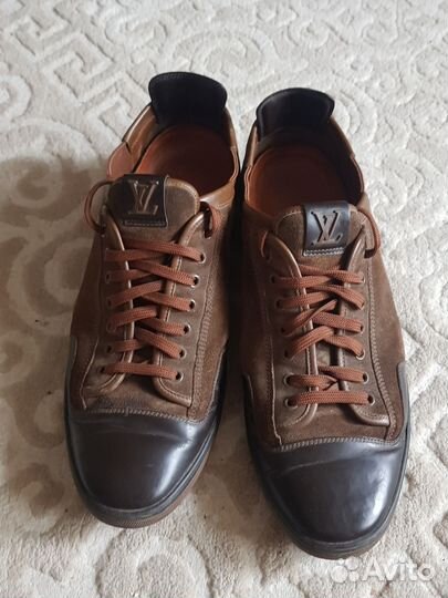 Louis vuitton кеды мужские замша