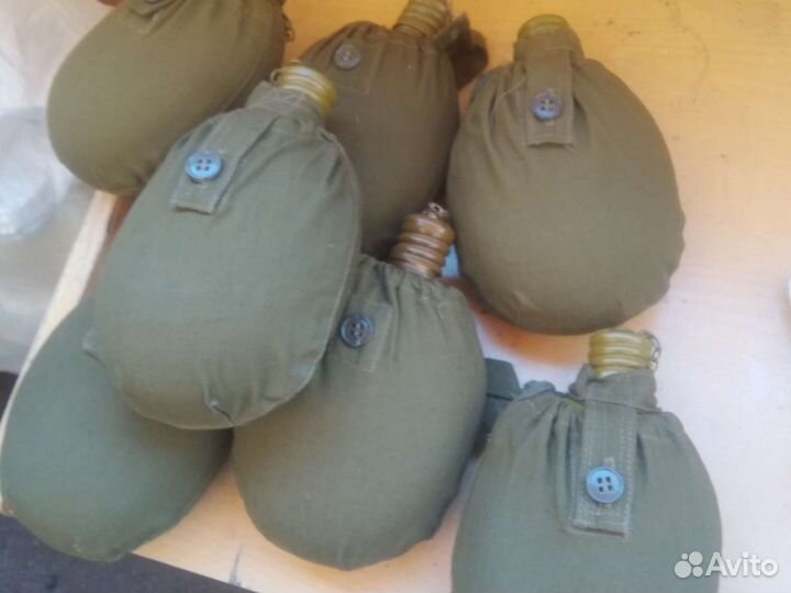 Фляжка армейская с чехлом сссс новая с хранения