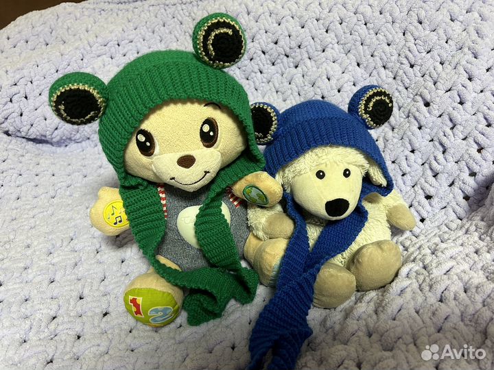 Головной убор для двойни шапка шлем журавлик