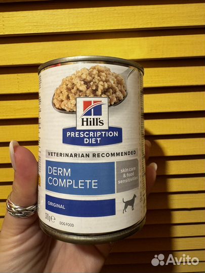 Hills derm complete влажный 370г