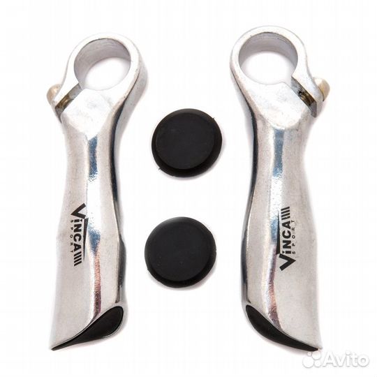 Вело рога с логотипом алюминиевые