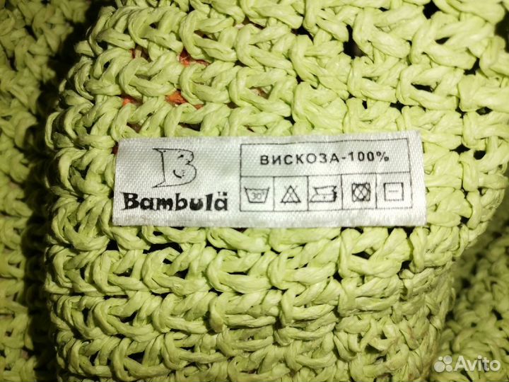 Шляпка женская летняя из соломки