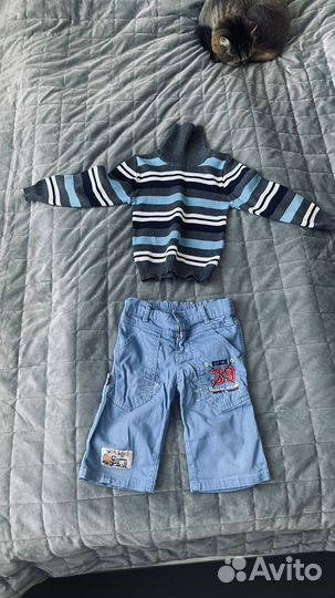 Одежда на мальчика 80 86 пакетом