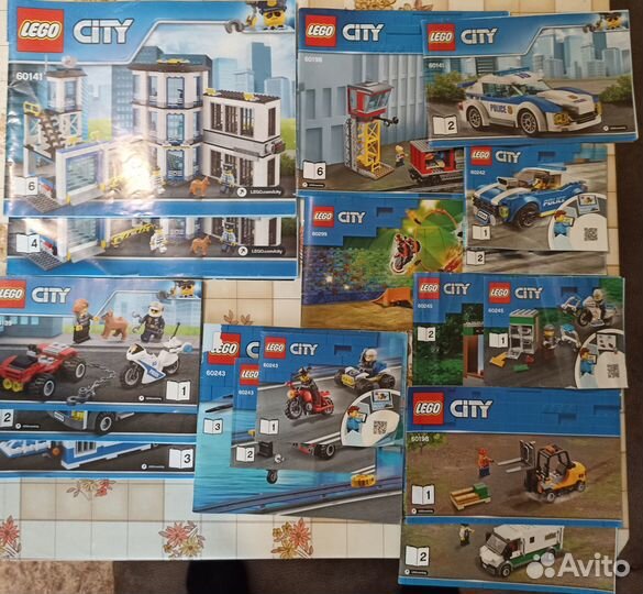 Lego инструкции, человечки, панели,мотоциклы