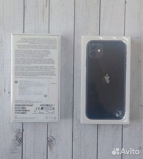 Apple iPhone 11 128GB Black Новый Запечатанный