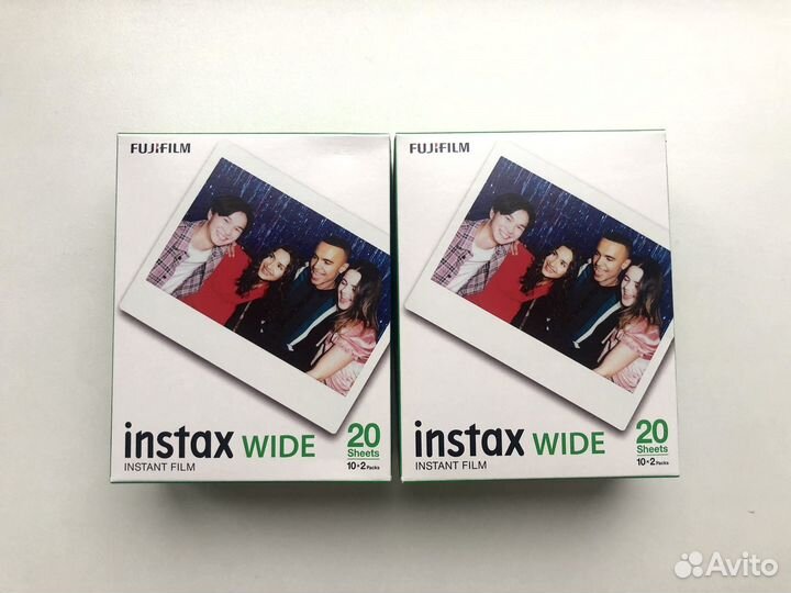 Картриджи instax wide (20 штук) новые