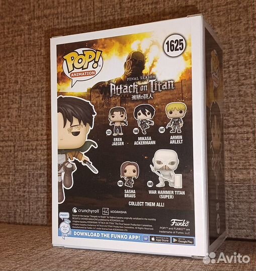 Funko Pop Attack on Titan Captain Levi 1625