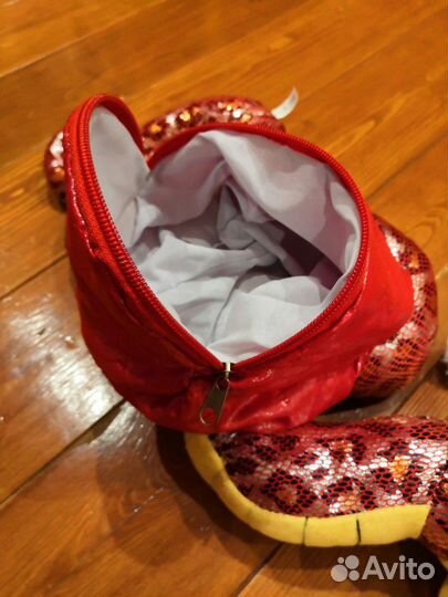 Мягкая игрушка Змея с сумочкой. Новая