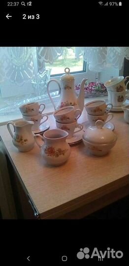 Кофейный сервиз фарфор ГДР