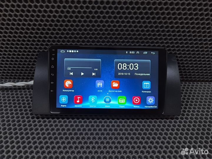 Магнитола BMW X5 5 e53 e39 Android IPS экран новая