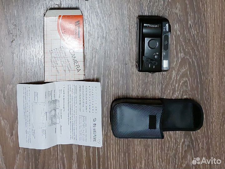 Фотоаппарат пленочный полуавтомат. Чехол. Мануал