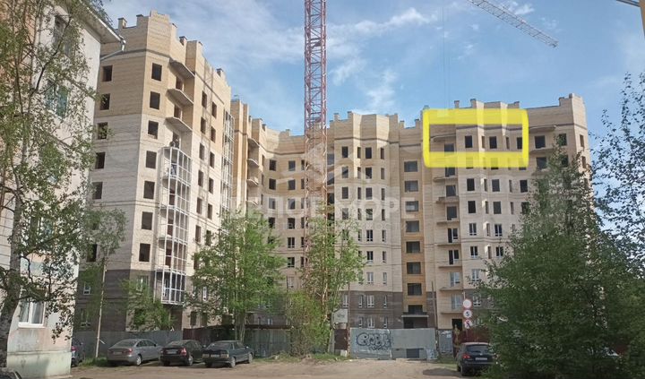 2-к. квартира, 61,6 м², 9/9 эт.
