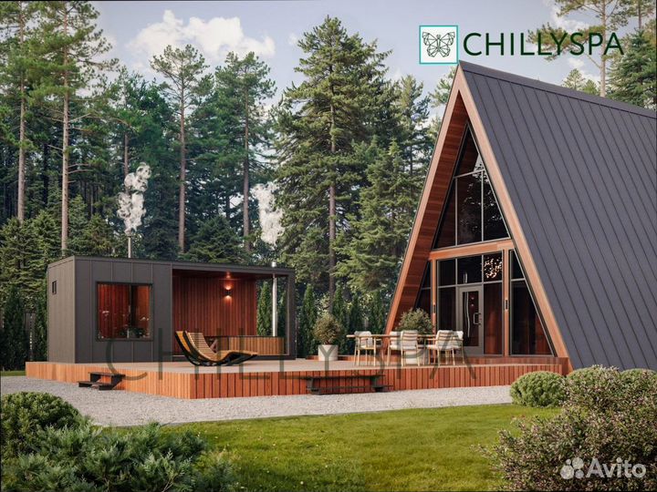 Баня пристройка с фуракко без предоплаты