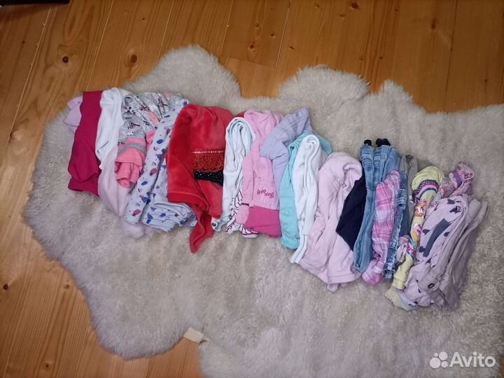 Вещи пакетом на девочку 2-3 года 92 -98