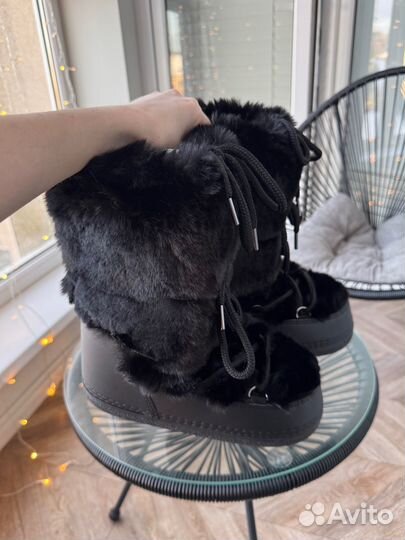 Луноходы пушистые Moon Boot type