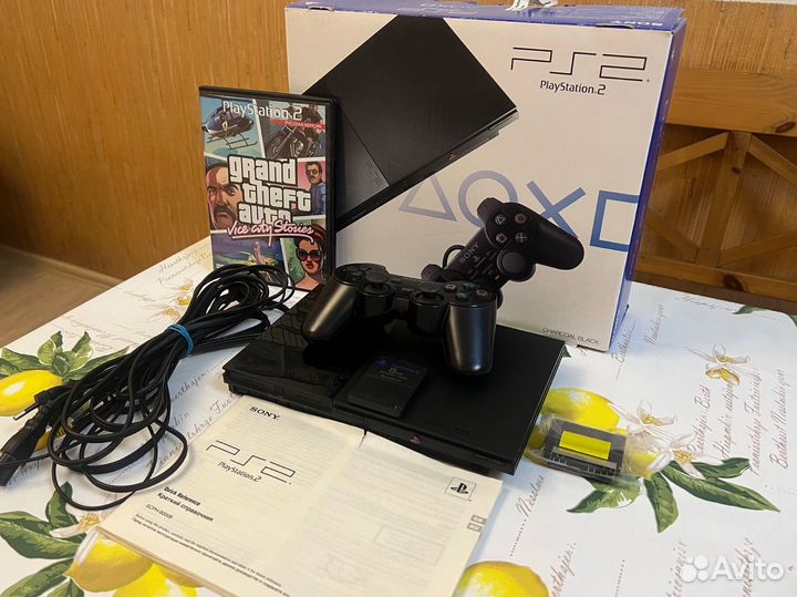 Sony playstation 2 ps2 slim прошитая