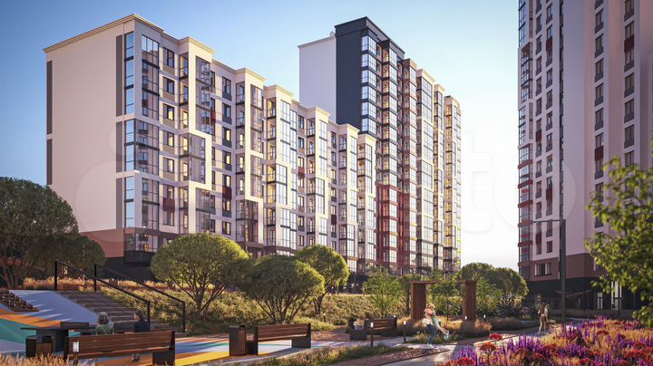 2-к. квартира, 39,7 м², 4/16 эт.