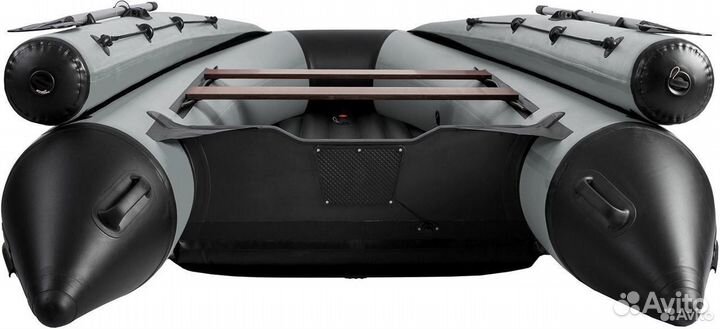 Лодка пвх SMarine AIR FBStandard-380 (серый/чёрн)