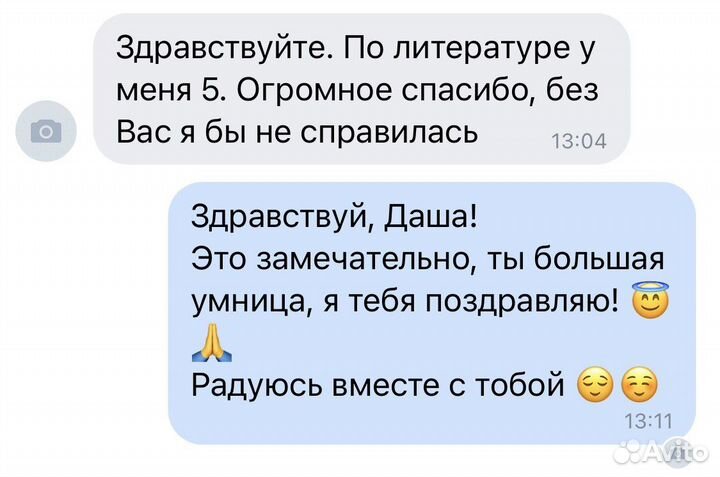 Репетитор по русскому языку и литературе