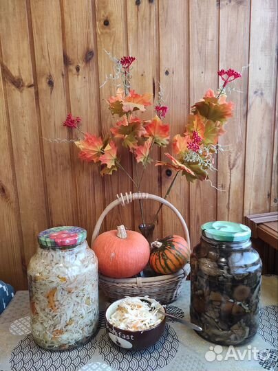 Грибы,капуста