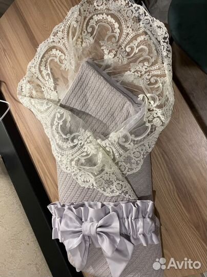 Конверт одеяло на выписку осень-зима