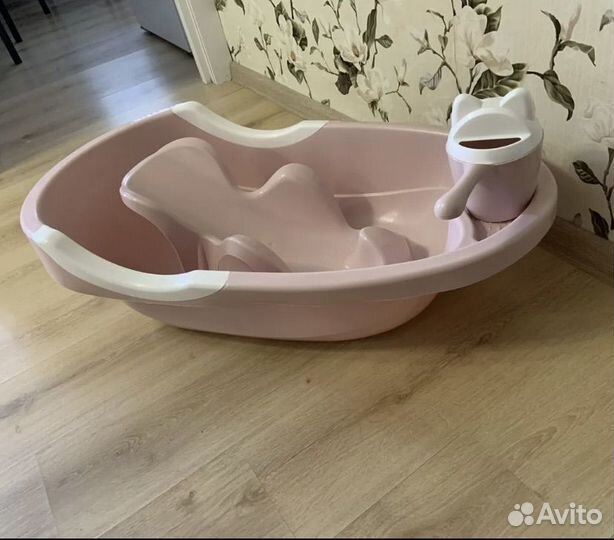 Ванночка для купания с горкой и ковш