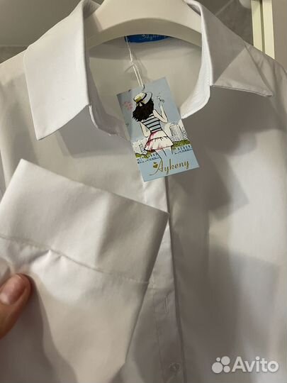 Рубашка детская школьная