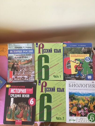 Учебники 6,7, класса, хрестоматия 2-3,4-5