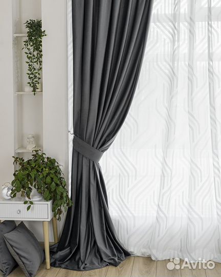 Шторы бархат Беллиссимо мистик новые пошив