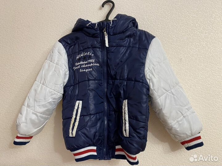 Куртка- бомбер на мальчика, размер 98-104